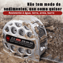 Fita Métrica Profissional em Aço Inoxidável – Design Vazado Resistente