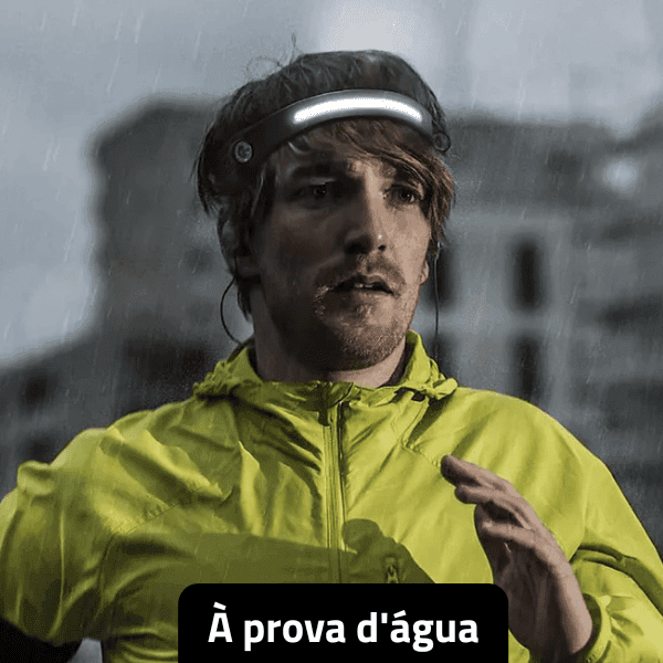 Lanterna de cabeça impermeável, 5h de duração - Compre 1 Leve 2