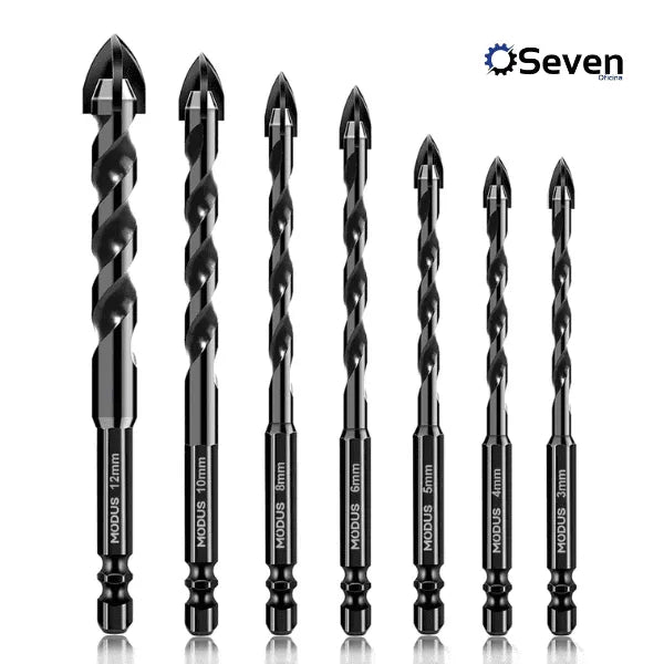 Kit com 7 Brocas de Titânio para Resultados Profissionais