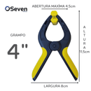 Grampo com Mola Multiuso Reforçado – Fixação com Precisão e Potência!