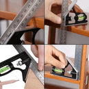 Esquadro Combinado Com Nível Régua