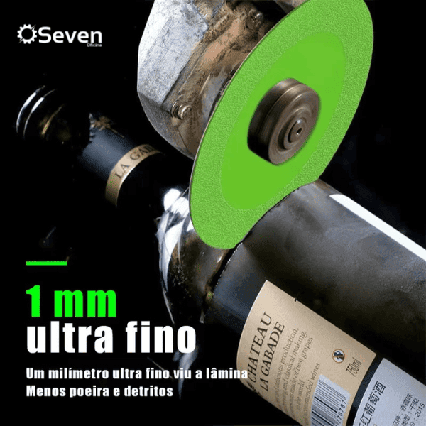 Kit de Discos Diamantados para Corte Esmerilhadeira e Serra Mármore -  20mm e 22mm