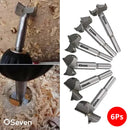 Kit 6 Brocas Fresas para dobradiça Madeira 30-60mm