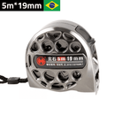 Fita Métrica Profissional em Aço Inoxidável – Design Vazado Resistente