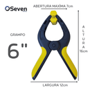 Grampo com Mola Multiuso Reforçado – Fixação com Precisão e Potência!