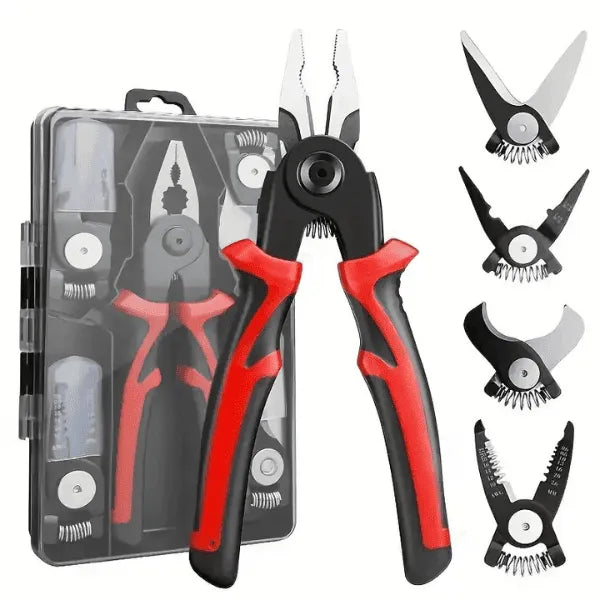 Alicate Multifuncional 5 em 1 -  Com 5 Cabeça