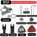 Kit Completo Adaptador Ocilante para Esmerilhadeira - M14 (115-125)
