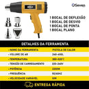 Soprador Térmico Multifuncional - Controle de Temperatura e Bicos Extras