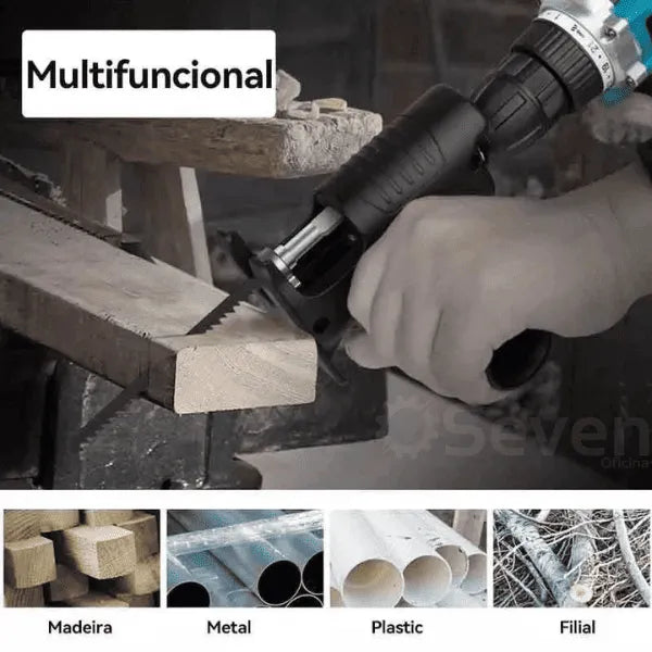Adaptador Portátil de Serra Elétrica Tico Tico para Furadeira