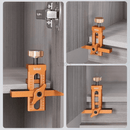 Gabarito de montagem rápida 2 em 1 + BRINDE - Instalação de armários