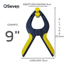 Grampo com Mola Multiuso Reforçado – Fixação com Precisão e Potência!