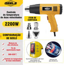 Soprador Térmico Multifuncional - Controle de Temperatura e Bicos Extras