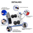 Guia De Corte 45º Graus Chanfro Para Lixadeira/Esmerilhadeira + Mangueira BRINDE