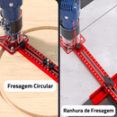 Gabarito de Corte Circular para Tupias 3 em 1