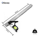 Esquadro Combinado Com Nível Régua