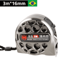 Fita Métrica Profissional em Aço Inoxidável – Design Vazado Resistente