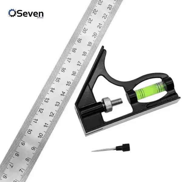 Esquadro Combinado Com Nível Régua