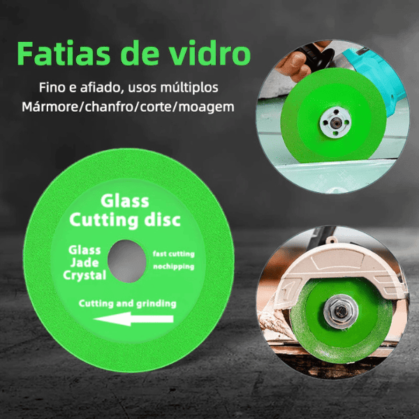 Kit de Discos Diamantados para Corte Esmerilhadeira e Serra Mármore -  20mm e 22mm