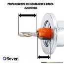Broca Escariadora de 3mm com Limitador + Chave Allen