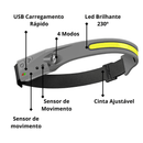 Lanterna de cabeça impermeável, 5h de duração - Compre 1 Leve 2