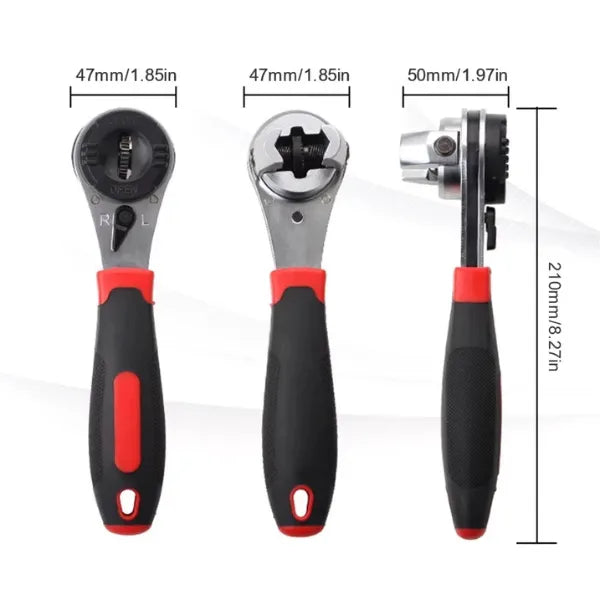 Chave de Catraca Ajustável Universal - 6 a 22mm