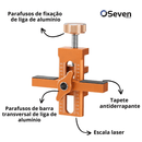 Gabarito de montagem rápida 2 em 1 + BRINDE - Instalação de armários
