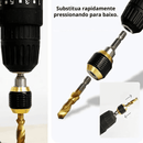 Adaptador de Broca Hexagonal de Liberação Rápida