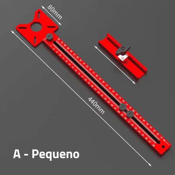 Gabarito de Corte Circular para Tupias 3 em 1