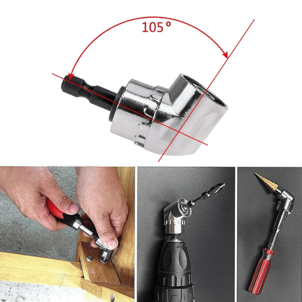 Adaptador Angular 105° – Curto e Longo - Ideal para Cantos Difíceis