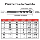 Kit com 7 Brocas de Titânio para Resultados Profissionais