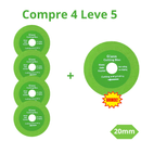 Kit de Discos Diamantados para Corte Esmerilhadeira e Serra Mármore -  20mm e 22mm