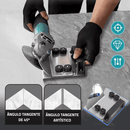 Guia De Corte 45º Graus Chanfro Para Lixadeira/Esmerilhadeira + Mangueira BRINDE