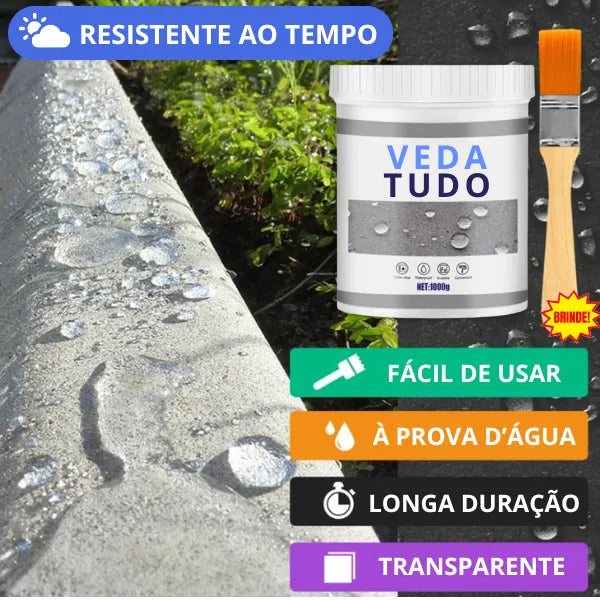 Veda Tudo - Impermeabilizante Invisível, Anti Vazamentos