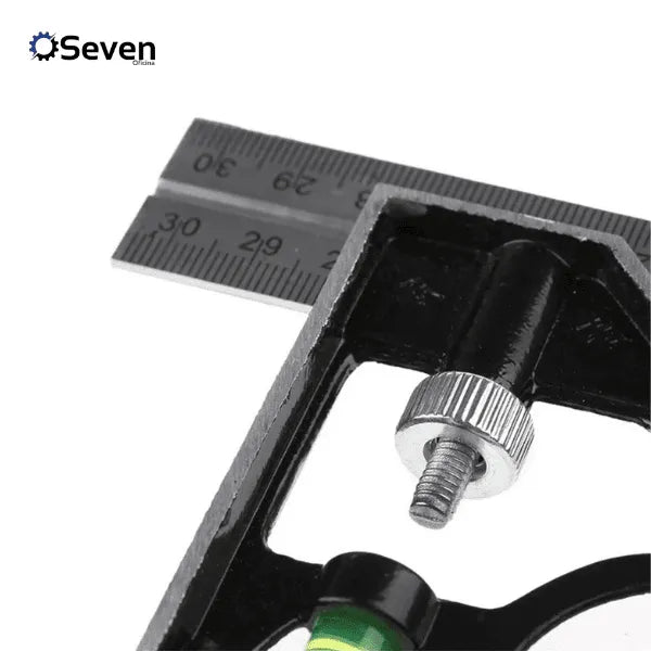 Esquadro Combinado Com Nível Régua