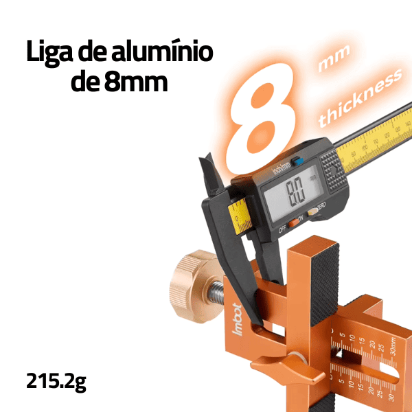 Gabarito de montagem rápida 2 em 1 + BRINDE - Instalação de armários
