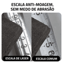 Fita Métrica Profissional em Aço Inoxidável – Design Vazado Resistente