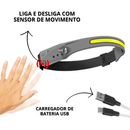 Lanterna de cabeça impermeável, 5h de duração