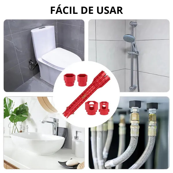 Chave Hidráulica 8 em 1