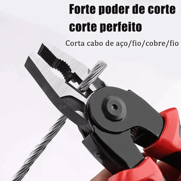 Alicate Multifuncional 5 em 1 -  Com 5 Cabeça