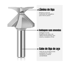 Fresa Profissional para Dobra de MDF