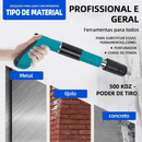 Pistola de Fixação Profissional com Caixa + 50 Pregos