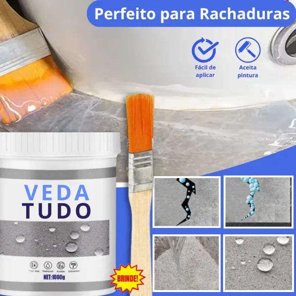 Veda Tudo - Impermeabilizante Invisível, Anti Vazamentos